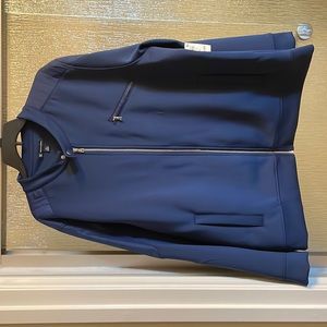 Mens navy blue jacket light weight.